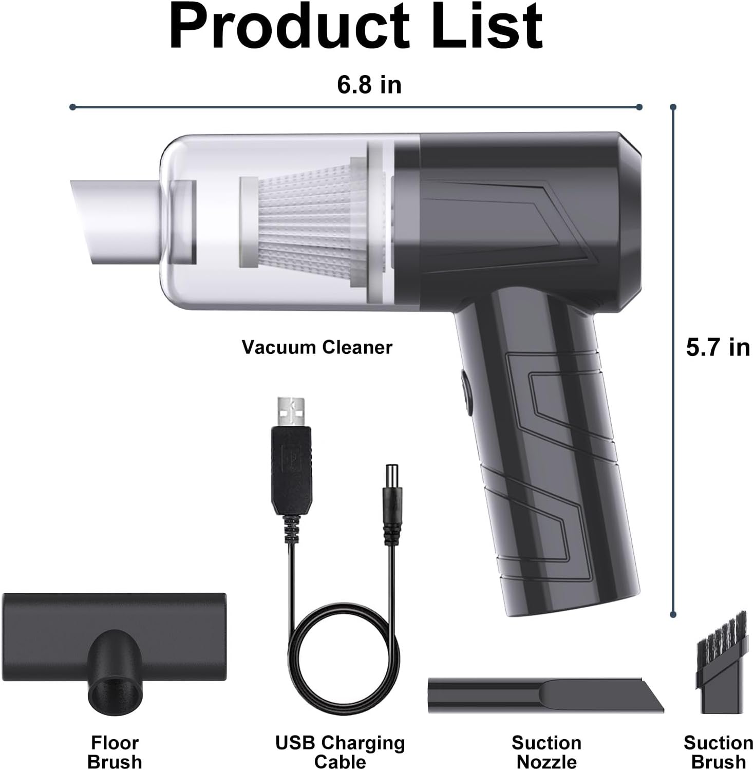 powerful-handheld-vacuum-cleaner-for-car-home-cleaning-cordless-rechargeable-2-in-1-mini-vacuum-blower-18000pa-suction-lightweight-portable-black