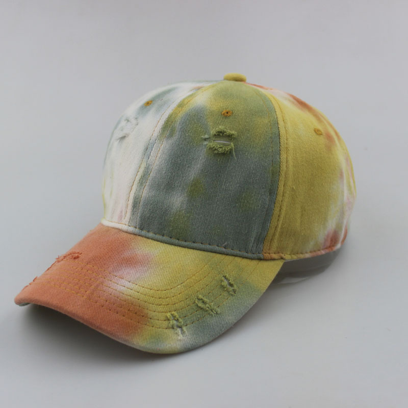 Title 10, Casquette de baseball tie-dye à trous colorés d...