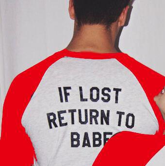 If You Lose Back To Baby I'm Baby Fashion Long Sleeves