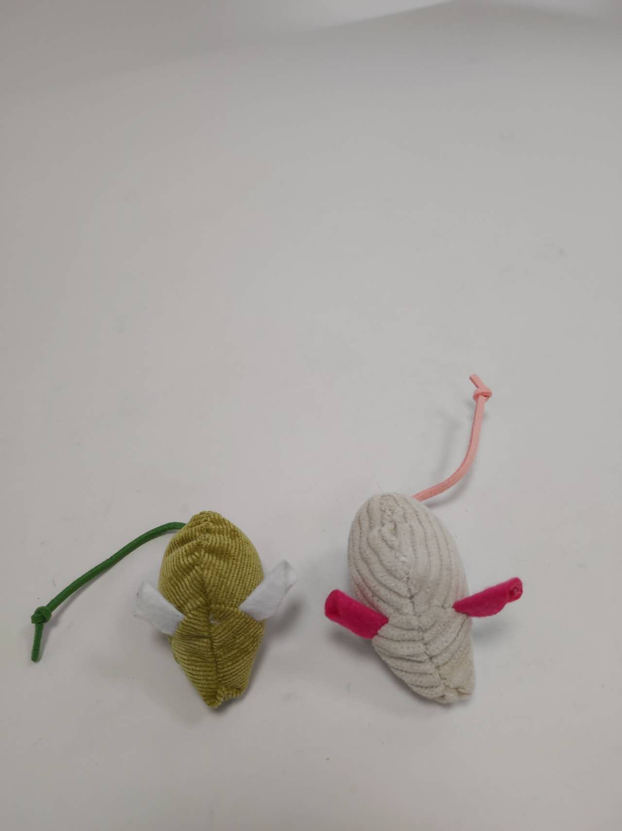 Fabric Mouse With Catnip Beige Pink - Shop at LoveMi