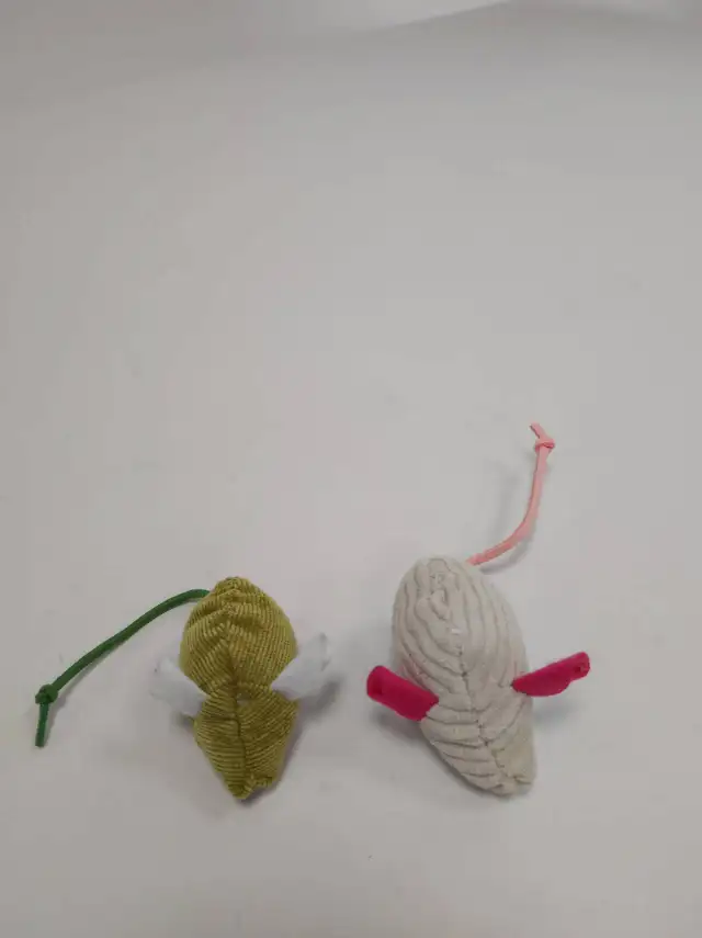 Fabric Mouse With Catnip Beige Pink - Shop at LoveMi