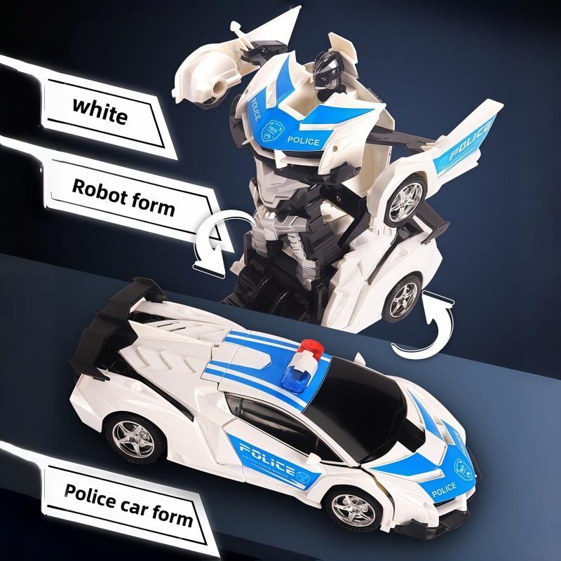 Multifunctional Transforming Vehicle Toy  Racing And Robot Modes  Perfect Gift For Kids image 24