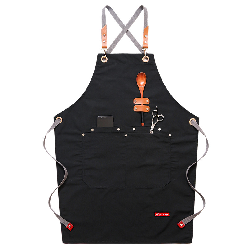 Title 2, Apron Household Kitchen Cooking Hair Stylist Ma...