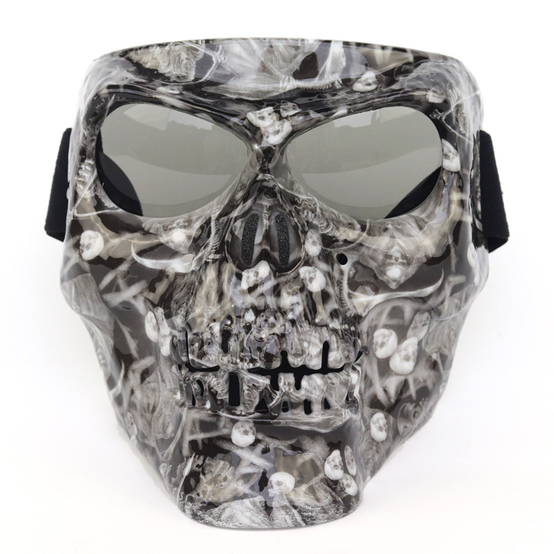 Skull Mask Motorcycle Goggles | Wind Dust Resistant