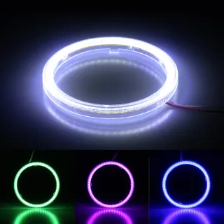 Bright LED Daytime Running Light Modified Fog Light Headlight Angel Eye Aperture