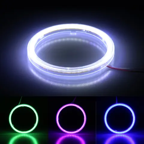 Bright LED Daytime Running Light Modified Fog Headlight Angel