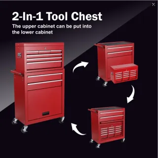 8 DRAWERS TOOL CABINET COMBO