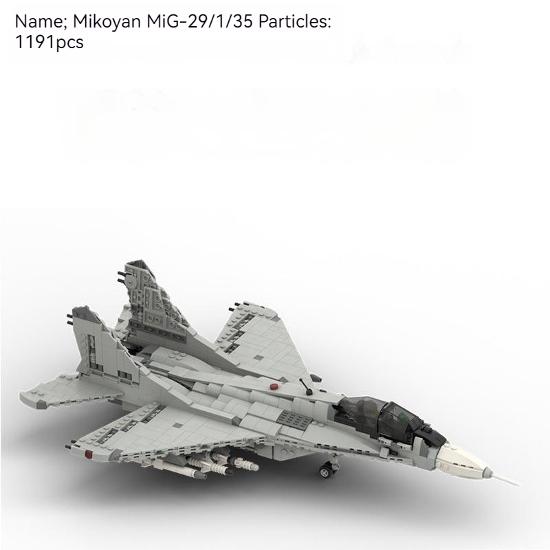 Title 3, MiG-29 135 Aircraft Model Fighter Warship Toy