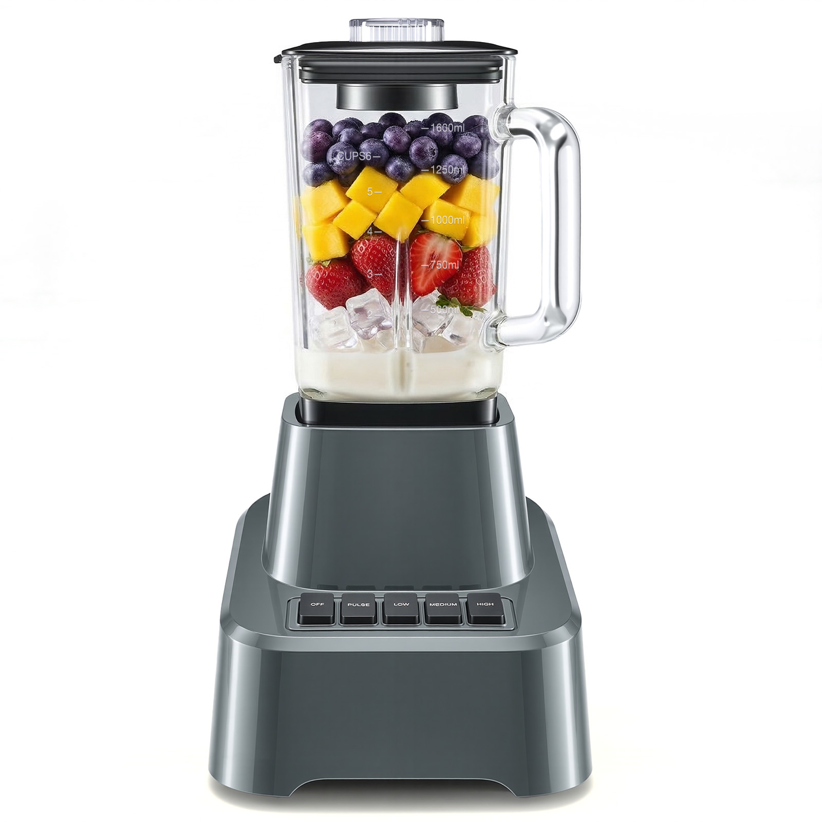 Professional Ice Cream Blender, Full-size Household Blender, Equipped With A... 2