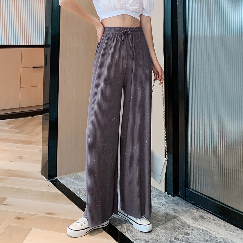 Title 9, Chiffon trousers straight starry sky pants