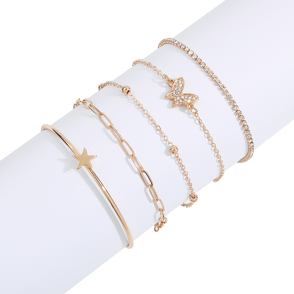 Butterfly Star Jewelry Simple Alloy Jewelry