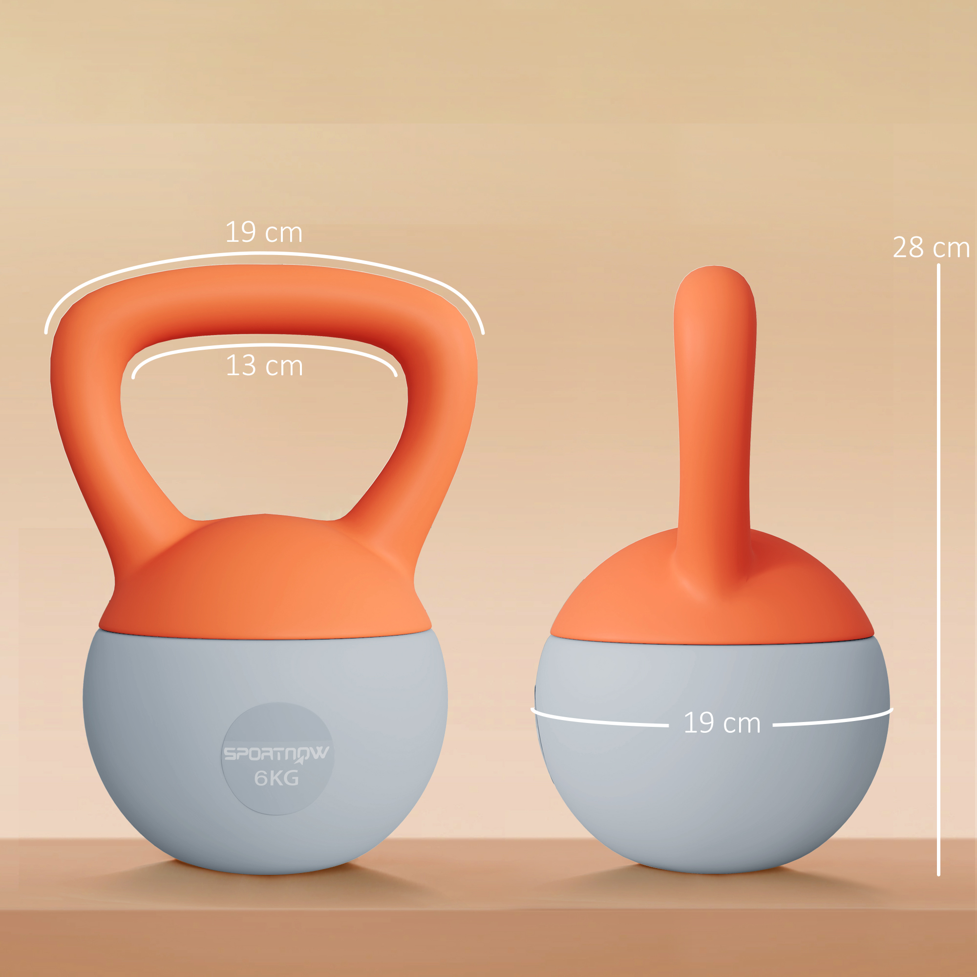 6kg Soft Kettlebell With Anti Slip Handle, Suitable For Home Gym — image 9