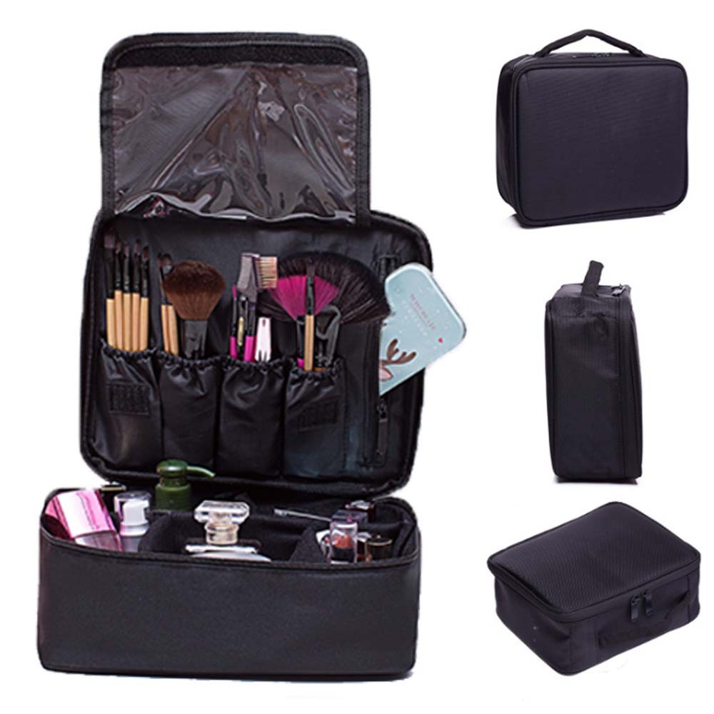 Travel Makeup Bag Cosmetic Toiletry Case Hanging Pouch Wash Organizer Storage Toiletry Cosmetic Storage Handle Washbag thumbnail 3