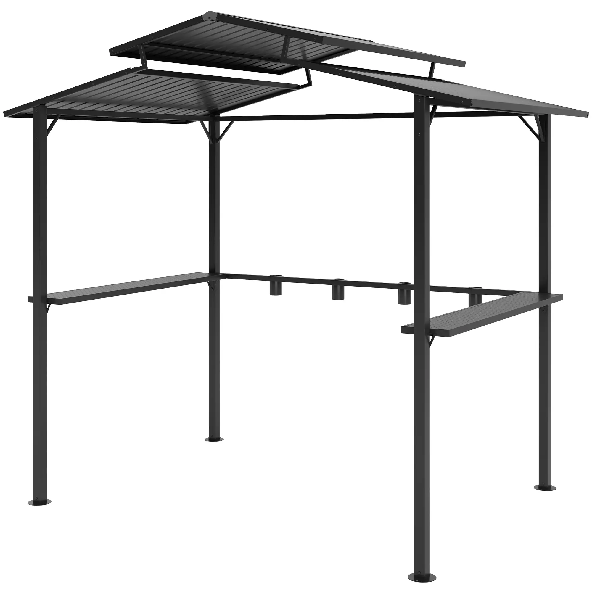 8 X 5ft Hardtop Grill Gazebo