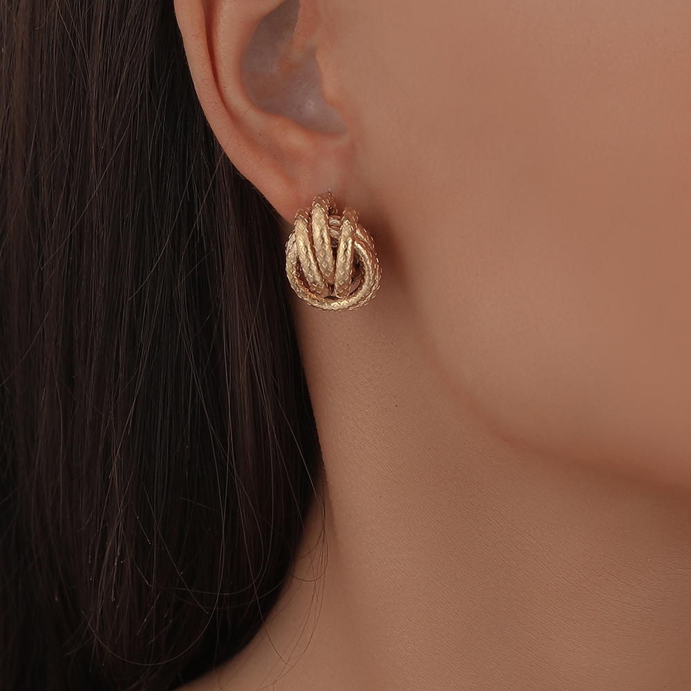 European And American Fashion Irregular Simple Earrings