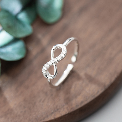 Silver Ring Female Korean Version Fengsen Sweetness