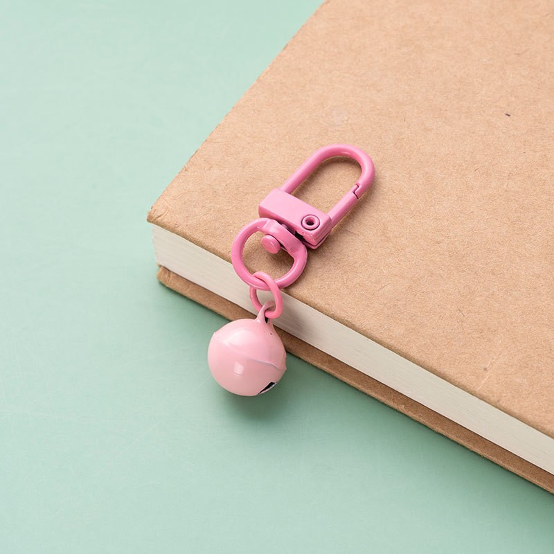 Candy Colored Bell Keychain Pendant