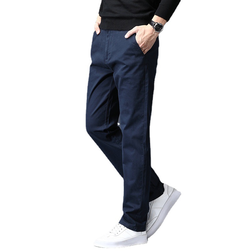 Title 11, Mens Korean Style Trendy Stretch Cotton Busine...