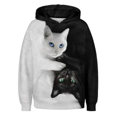 Hooded Long-sleeved Sweatshirt Pullover - 5 Style-S - View 1