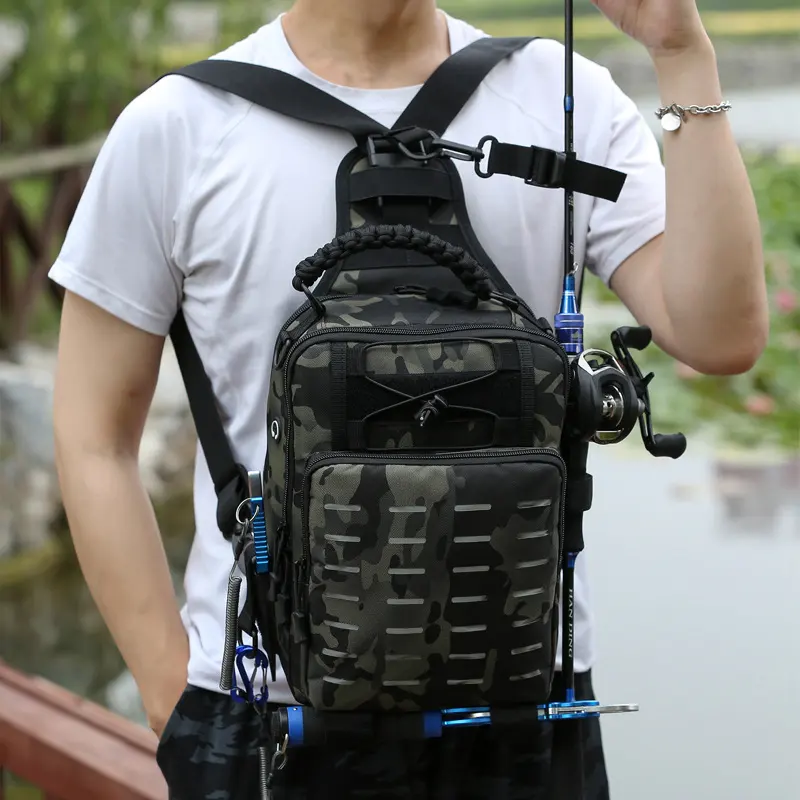 Cross-body Belt Fanny Pack Backpack Fishing Rod Bag Special