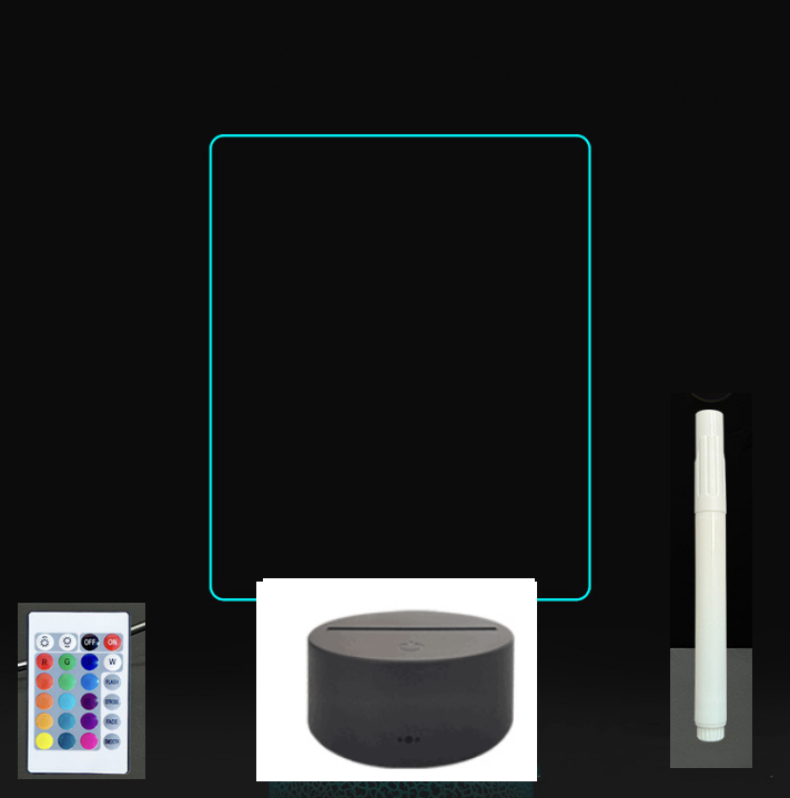 3D Acrylic Board Handwriting Message Board LED Light - Image 70