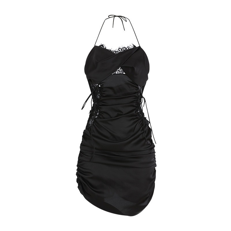 بيجاما نسائية ضيقة بتصميم مخصر مطوي