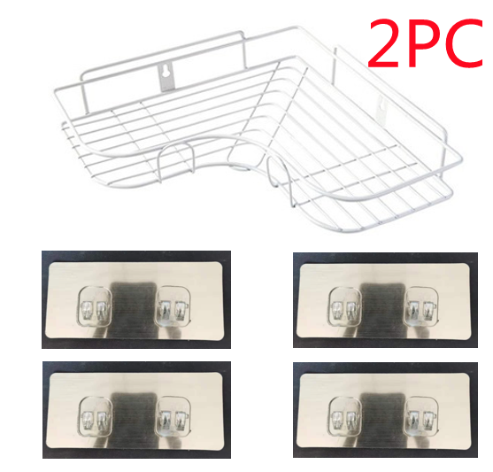Настенная полка для хранения в ванной комнате без перфорации, кухонная угловая полка, бытовой штатив