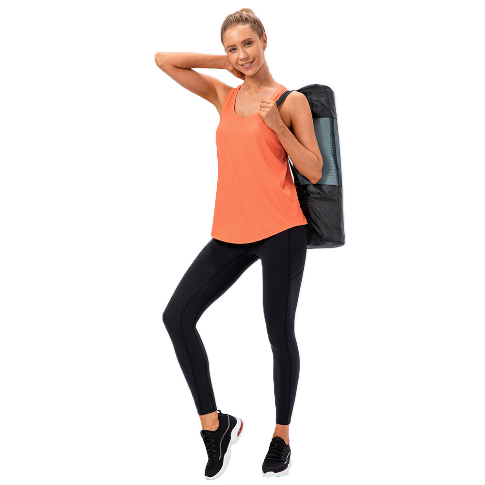 Title 1, Fashionable Simple Breathable Sleeveless Yoga Vest