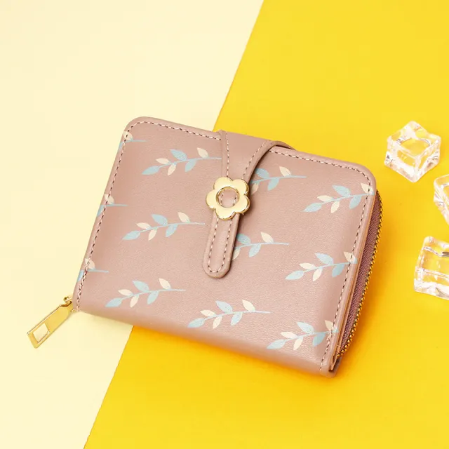 Clip Fastener Student Zipper Female Zero Wallet Violet - Shop at LoveMi