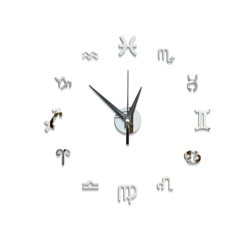 Acrylic Mirror Wall Clock
