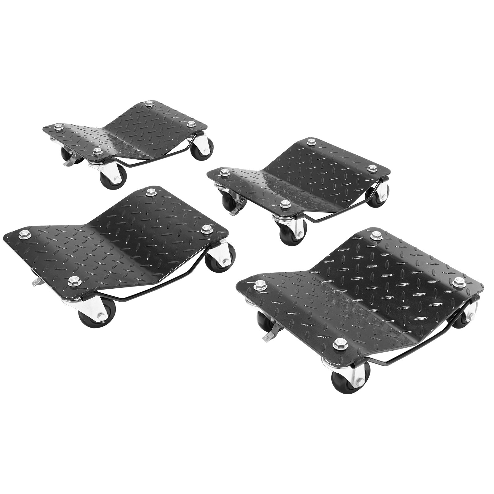 VEVOR Wheel Dolly, 6000 Lbs 2722 Kg Car Moving Dolly, Wheel Dolly Car Tire Stake Set Of 4 Piece…