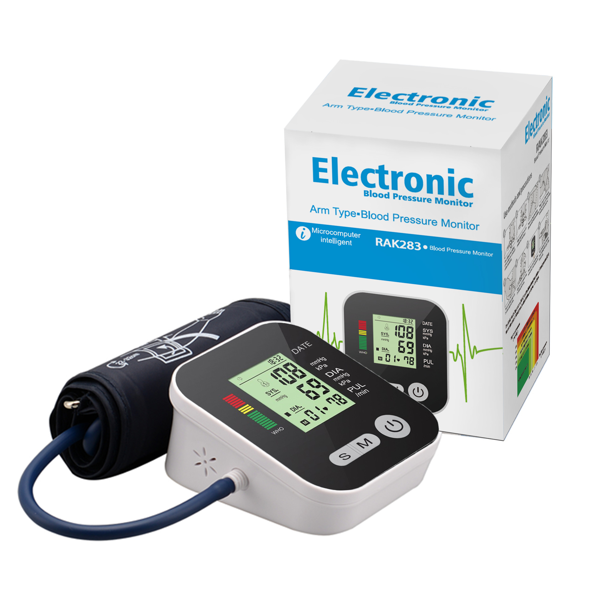 Arm Type Household Electronic Blood Pressure Measuring Instrument