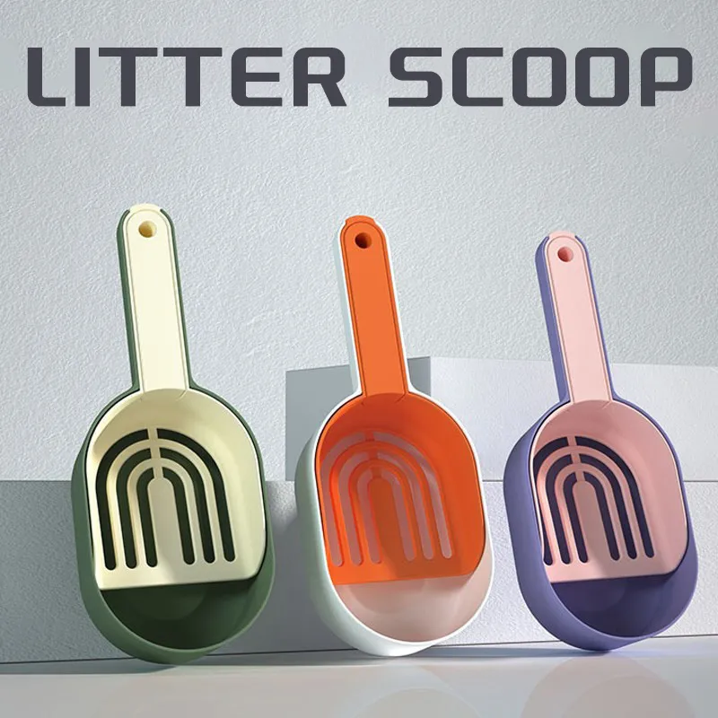 Cat Litter Scoop Self-cleaning Cat Box Shovel Kitty