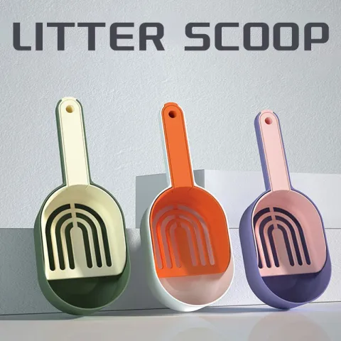 Cat Litter Scoop Self-cleaning Cat Box Shovel Kitty