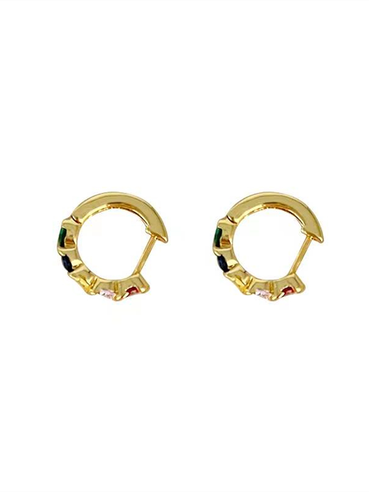 Fashion Gemstone Earrings Women's Niche Design Sense