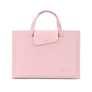 Large Capacity Simple And Thin Laptop Bag - Pink
