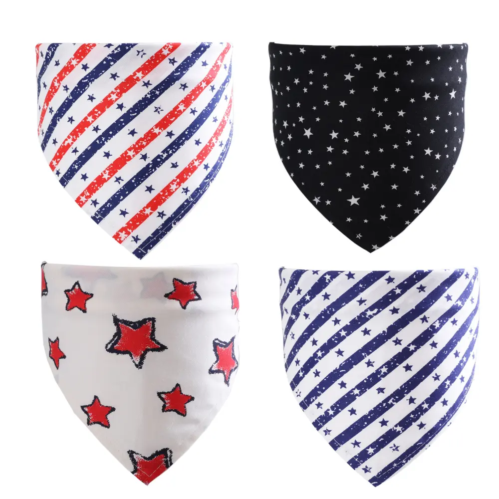 Pet Cotton Handkerchief Triangle Scarf Cat and Dog Accessories