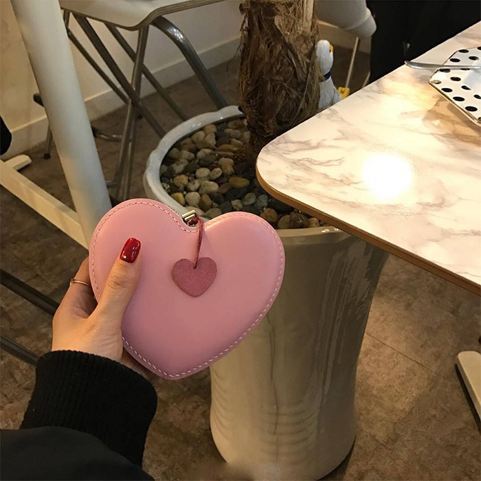 Love Girl Heart Bag Lovely Change