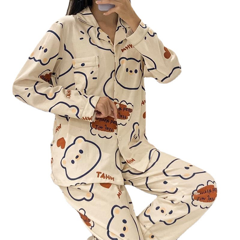 Title 5, Schattige cartoon homewear set voor dames. Comf...