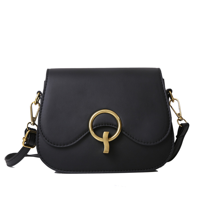 Women's Korean Vintage Simple Saddle Bag