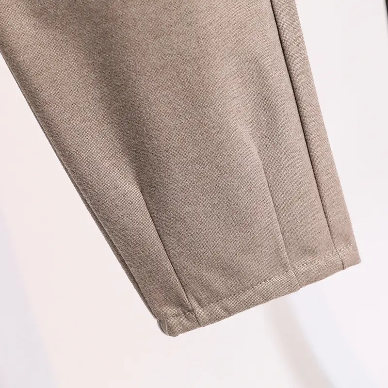 Women's High Waist Slimming Woolen Loose Casual Pants
