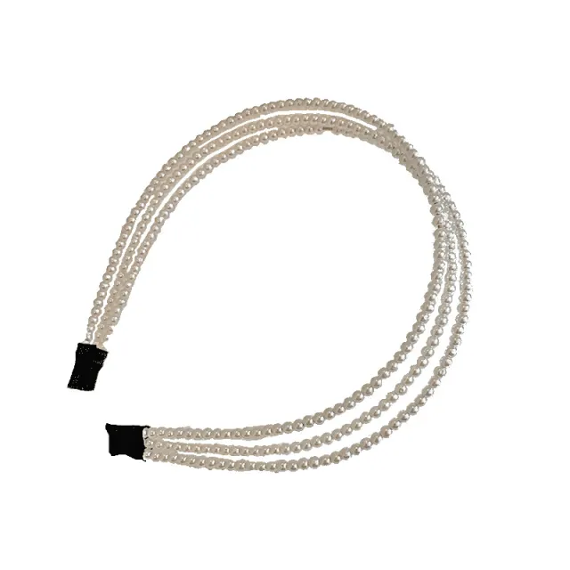 Korean Multi layer Pearl Headband Is Elegant And Super Fairy Light Headband Pearl - Shop at LoveMi