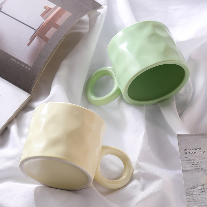 Creative Solid Color Morandi Ceramic Mug