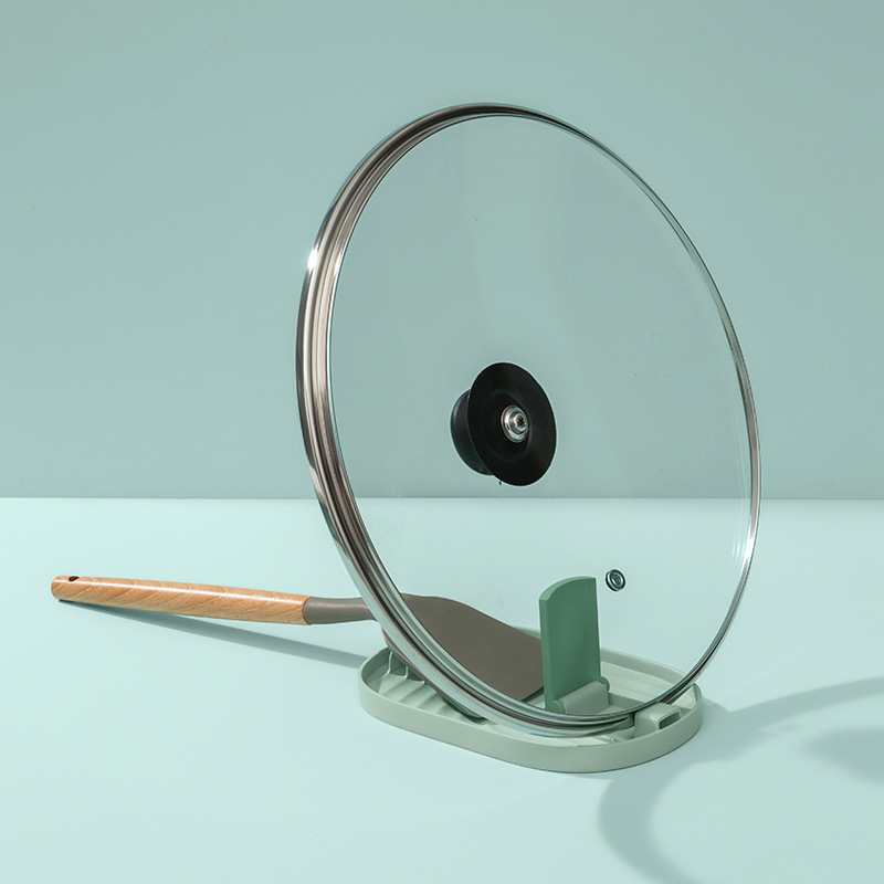 Kitchen Spatula And Put Spatula Mat Kitchen Storage Rack Plastic Pot Lid Rack