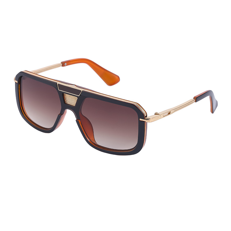 Title 2, Fashion Retro Large Frame Square Sunglasses