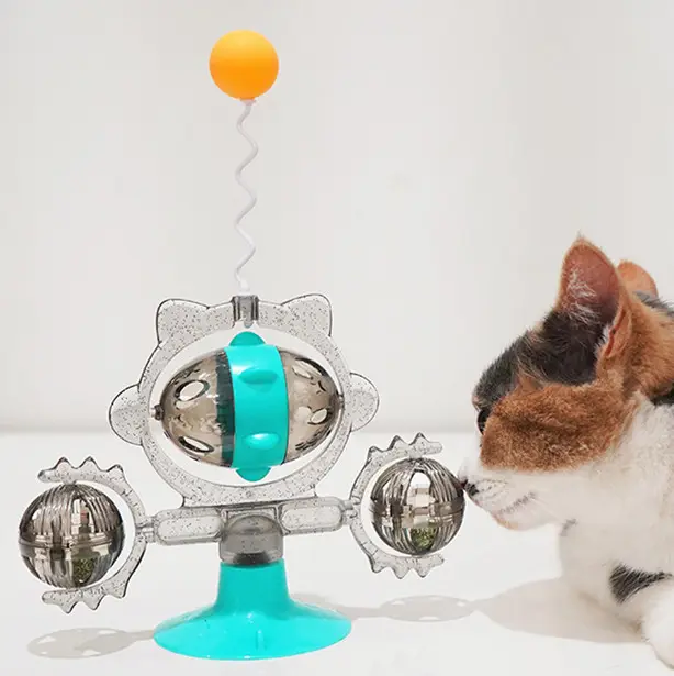 Pet Supplies Cat Pinwheel Toy Sucker Leaky