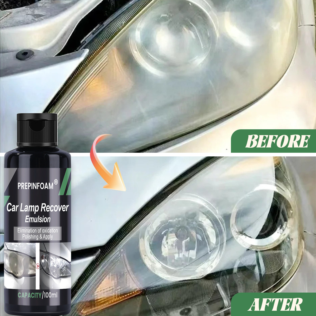 Headlight Restoration & Cleaning Paste