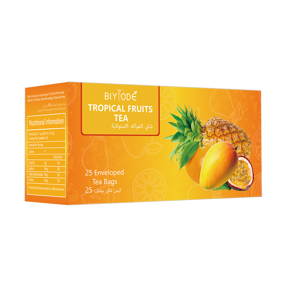 Private Label Custom Tropical Fruit Tea Bag Herbal Supplement Support Healthy Digestion Fiber Enzyme Nutrient Supply ISO GMP HACCP Proof Customized - Shop at LoveMi