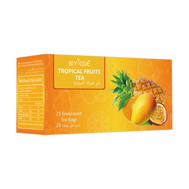 Private Label Custom Tropical Fruit Tea Bag Herbal Supplement Support Healthy Digestion Fiber Enzyme Nutrient Supply ISO GMP HACCP Proof Tea - Shop at LoveMi
