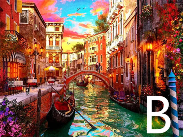 Venice City Diamond Painting Mosaic Picture, Landscape Embroidery - Shop at LoveMi